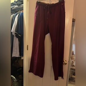 Heartsoul 20110 Drawstring Pant Wine Large
